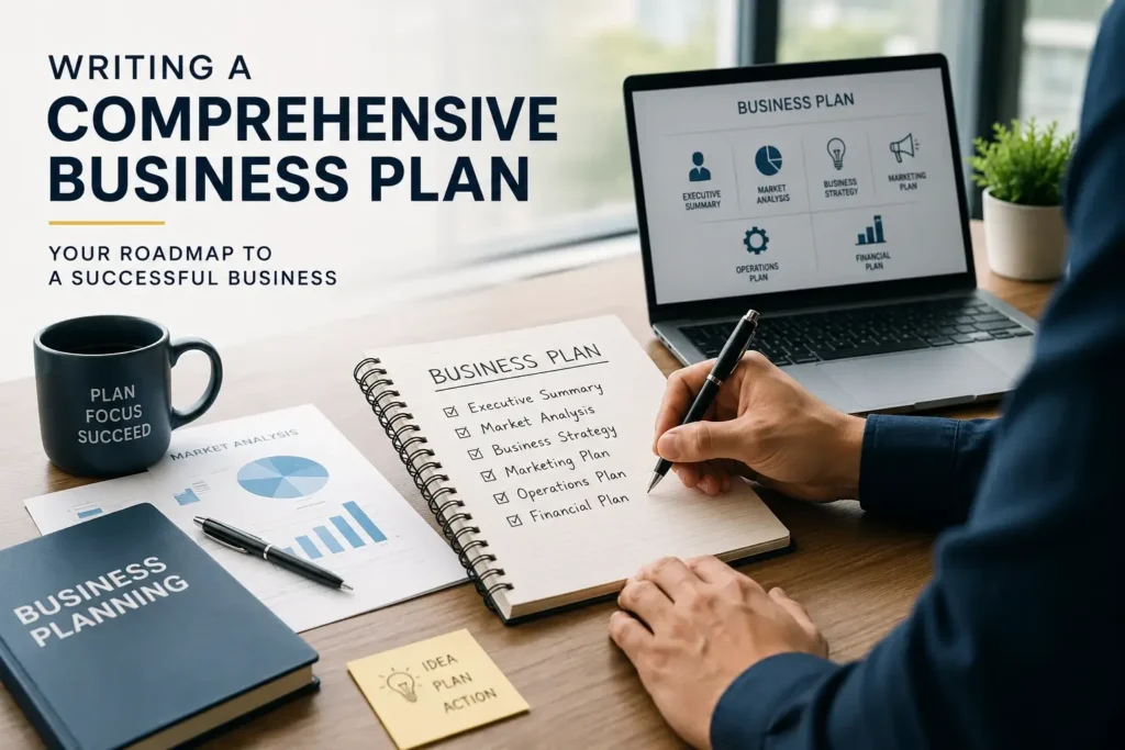 Starting a Business: The Complete Step-by-Step Guide to Success 2 A solid business plan is essential when starting a business