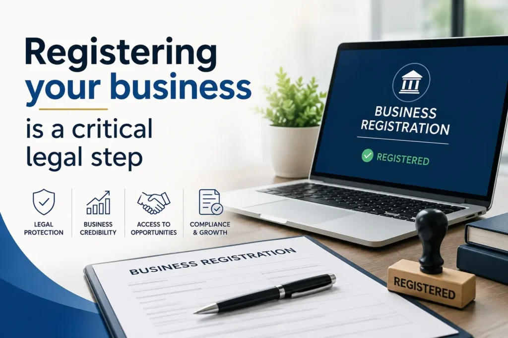 Starting a Business: The Complete Step-by-Step Guide to Success 3 Registering your business is a critical legal step when starting a business