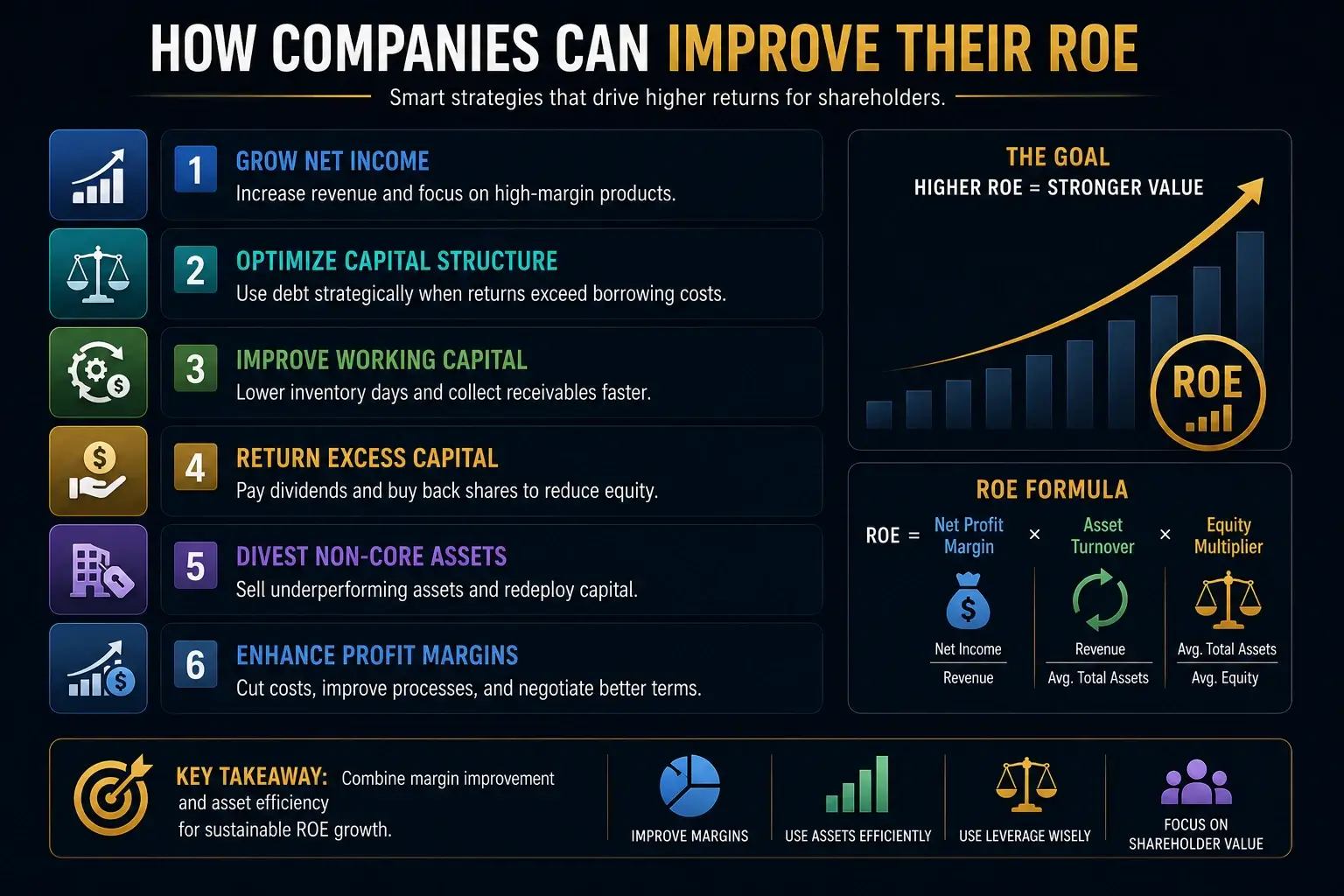 ROE (Return on Equity) Guide for the Profitability Analysis 9 How Companies Can Improve Their ROE