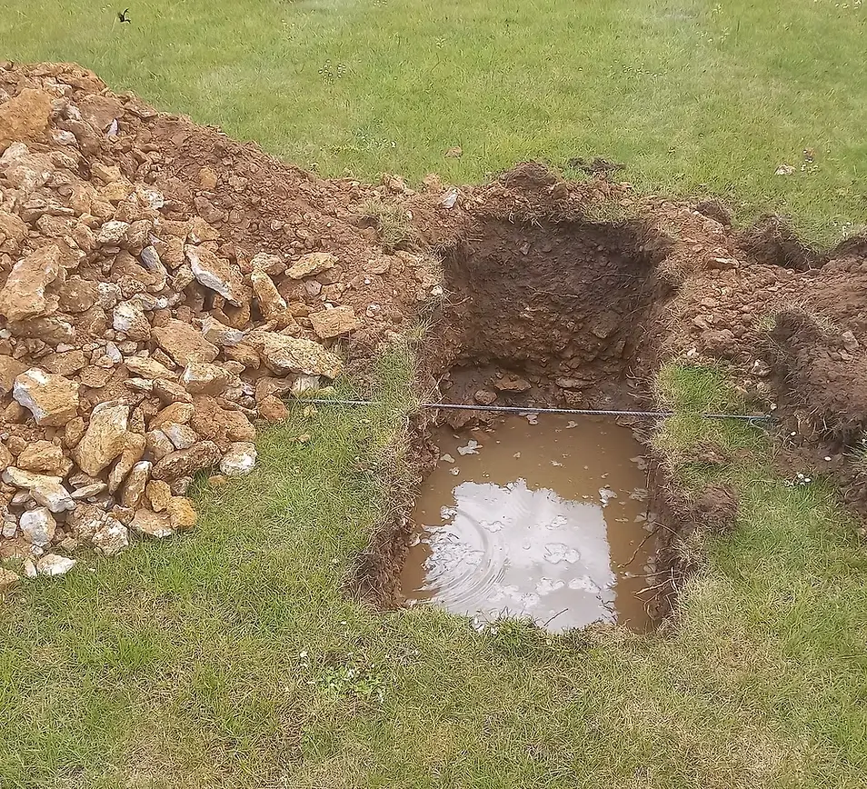 Trial Pit Excavation and Subsoil Stratification Logging for Infiltration Testing
