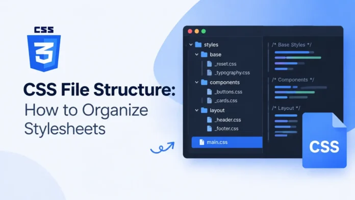 CSS File Structure: How to Organize Stylesheets