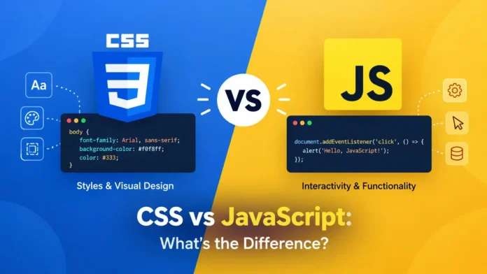 CSS vs JavaScript: What’s the Difference?
