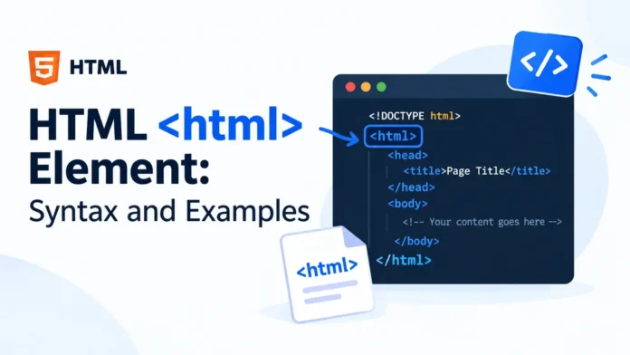 HTML Element - Syntax and Examples HTML Element: Syntax and Examples