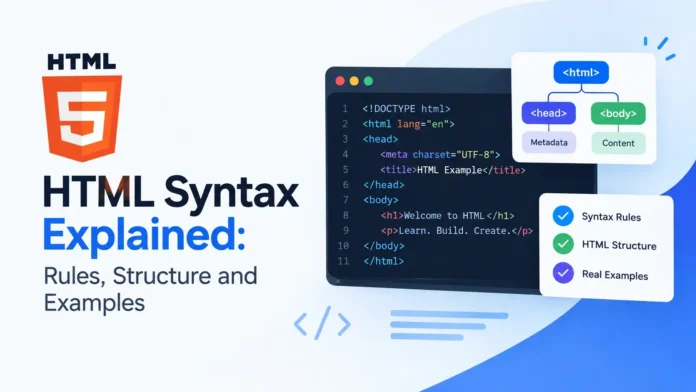 HTML Syntax Explained: Rules, Structure and Examples