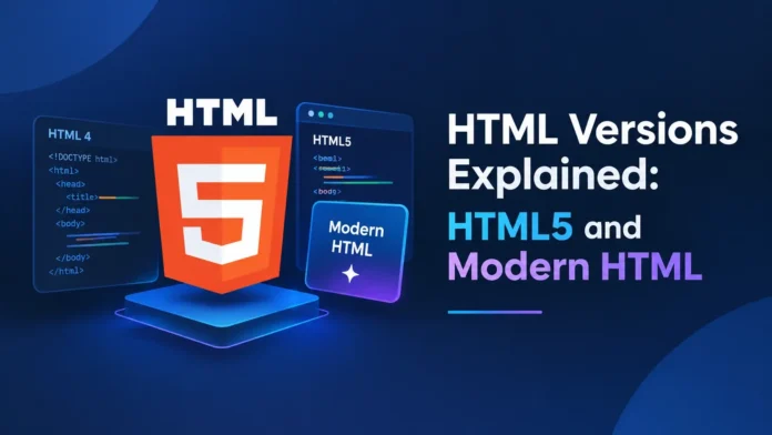 HTML Versions Explained - HTML5 and Modern HTML HTML Versions Explained: HTML5 and Modern HTML