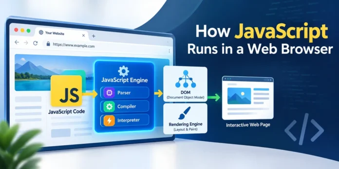 How JavaScript Runs in a Web Browser
