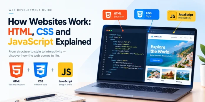 How Websites Work: HTML, CSS and JavaScript Explained
